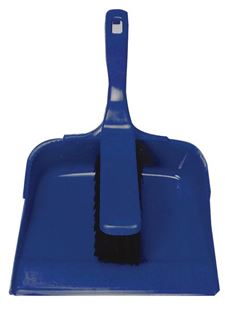 Picture of OPEN BUDGET DUSTPAN & BRUSH SET BLUE |Set