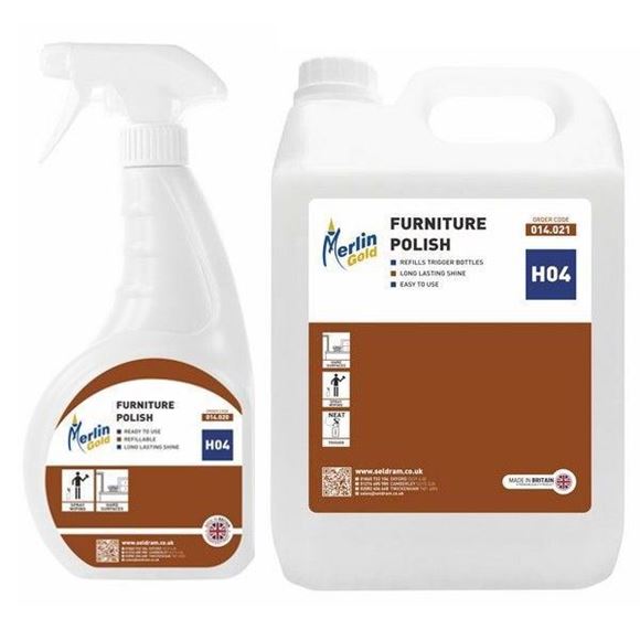 Seldram Supplies. MERLIN H04 FURNITURE POLISH