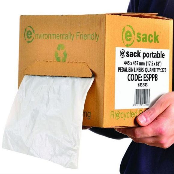 Seldram Supplies. PEDAL BIN LINER ESACK PORTABLE Ctn 4x275